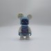Trendy violent bear in blue style Blind box action figure