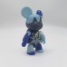 Trendy violent bear in blue style Blind box action figure