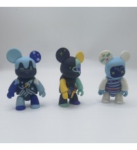 Trendy violent bear in blue style Blind box action figure