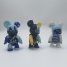 Trendy violent bear in blue style Blind box action figure
