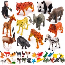 Animal science for children injection pvc toy