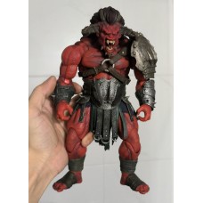 Red cow monster action figure