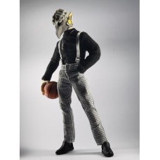 Kung with basketball scale action figure