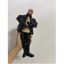 Hip hop singer scale action figure